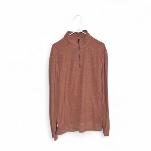 Sonoma Men's XXL Super Soft 1/4 Zip Fleece  Red